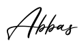 单词Abbas书写