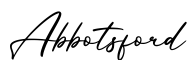 单词Abbotsford书写