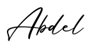 单词Abdel书写