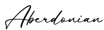 单词Aberdonian书写