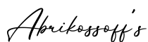单词Abrikossoff's书写