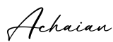 单词Achaian书写