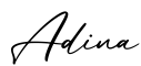 单词Adina书写