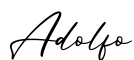 单词Adolfo书写