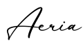 单词Aeria书写