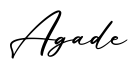 单词Agade书写