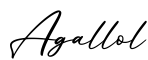 单词Agallol书写