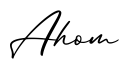 单词Ahom书写