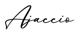 单词Ajaccio书写