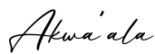 单词Akwa'ala书写