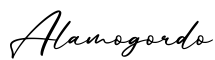 单词Alamogordo书写