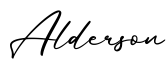 单词Alderson书写