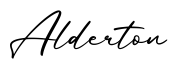 单词Alderton书写