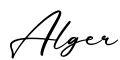 单词Alger书写