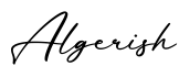 单词Algerish书写