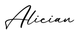 单词Alician书写