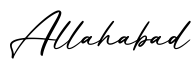 单词Allahabad书写