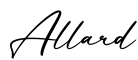 单词Allard书写