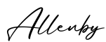 单词Allenby书写