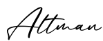 单词Altman书写