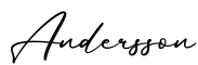 单词Andersson书写