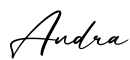 单词Andra书写