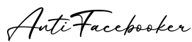 单词AntiFacebooker书写