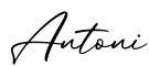 单词Antoni书写
