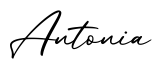 单词Antonia书写
