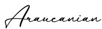 单词Araucanian书写