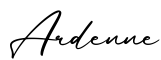 单词Ardenne书写