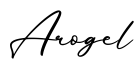 单词Arogel书写