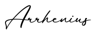 单词Arrhenius书写