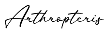 单词Arthropteris书写