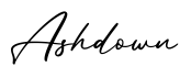 单词Ashdown书写