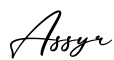 单词Assyr书写
