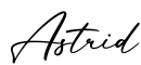 单词Astrid书写