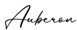 单词Auberon书写