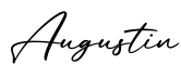 单词Augustin书写