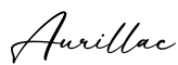 单词Aurillac书写