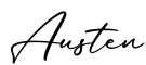 单词Austen书写