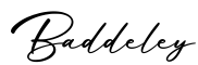 单词Baddeley书写
