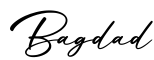 单词Bagdad书写