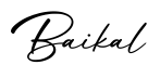 单词Baikal书写