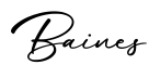 单词Baines书写