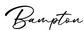 单词Bampton书写