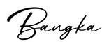 单词Bangka书写