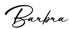 单词Barbra书写