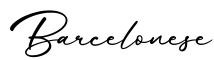 单词Barcelonese书写