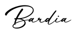 单词Bardia书写